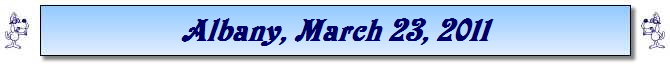 Albany, March 23, 2011